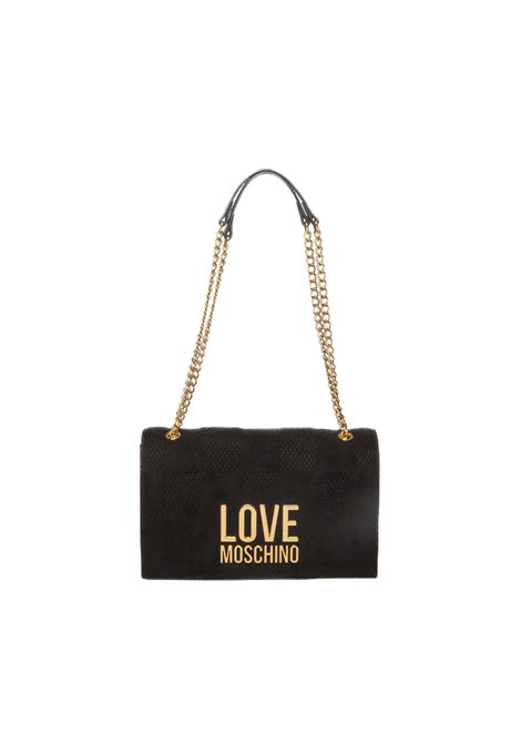 borsa a spalla nera LOVE MOSCHINO | JC4122PP0N-00A